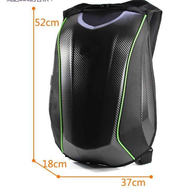 Carbon Fiber Waterproof Motorcycle Backpack