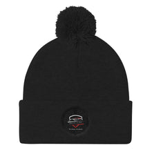 MMI logo Pom Pom Knit beanie